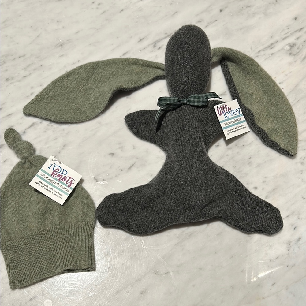 Bunny Lovey and Beanie
